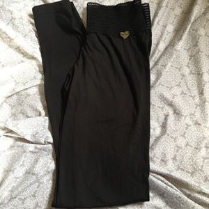 Cute booty lounge basic booty black large leggings